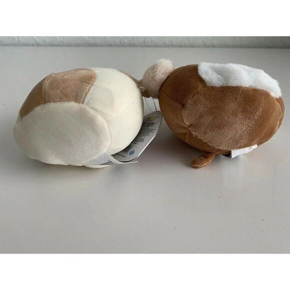 Squishmallow  Set Of 2 Brock & Delroy 4.5” Valentine’s Day 2022 Soft Plush NWT - Picture 7 of 7